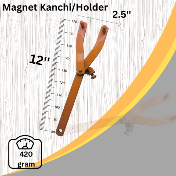 MAGNET HOLDER (KANCHI) 36cm ,MULTI VEHICLE VARIATOR REMOVER PULLER TOOL IRON AND BEST MATERIAL Lever Tool  (36 cm) - Image 4